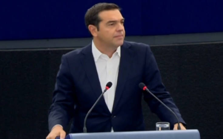 Η ομιλία του Αλέξη Τσίπρα στο Ευρωπαϊκό Κοινοβούλιο