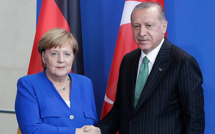 Επικοινωνία Μέρκελ &#8211; Ερντογάν για την ανατολική Μεσόγειο: Διάλογο ζήτησε ο Τούρκος πρόεδρος