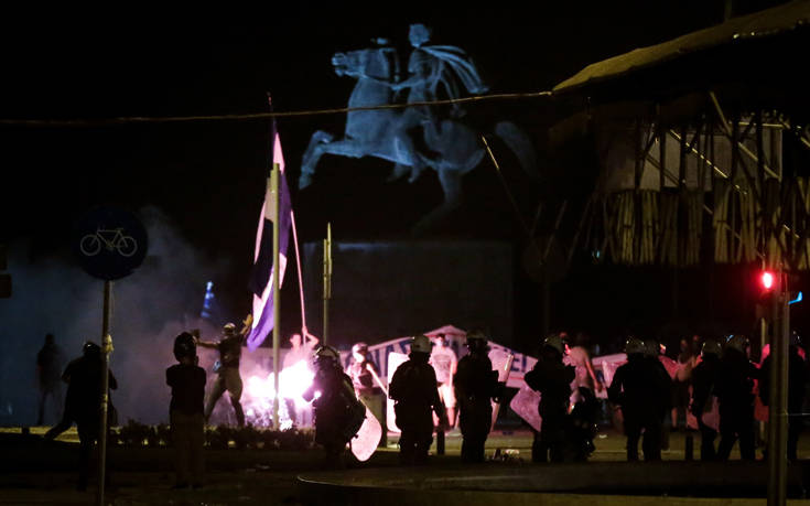 Πάνω από πέντε προσαγωγές στα επεισόδια της Θεσσαλονίκης