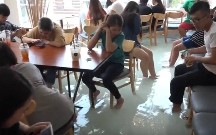Καφετέρια στο Βιετνάμ έχει αντί για δάπεδο&#8230; σπα ψαριών