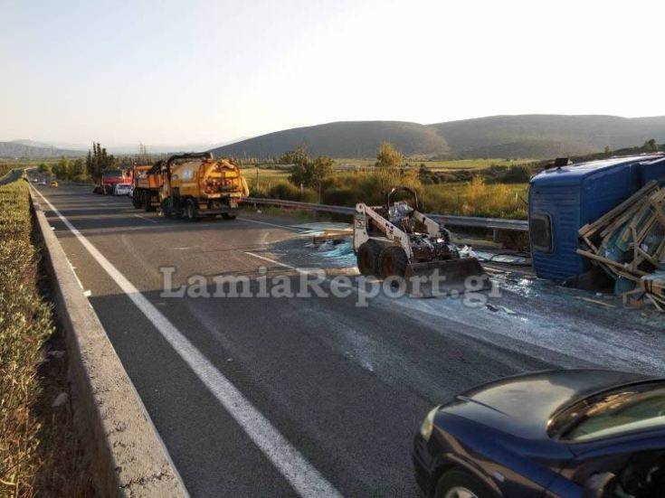 Κανονικά η κυκλοφορία στην εθνική οδό Λαμίας &#8211; Αθηνών