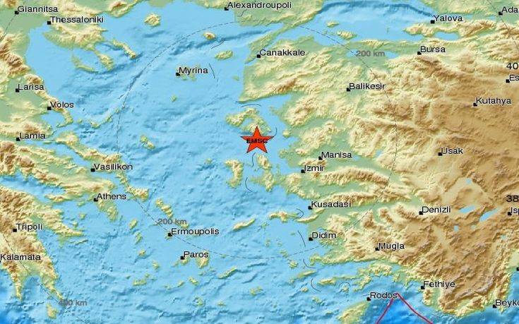 Σεισμός τώρα στη Μυτιλήνη