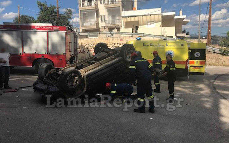 Τζιπ έφερε τούμπες και προσγειώθηκε δίπλα σε ποδηλάτες