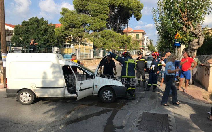 Τραυματισμός παιδιού σε τροχαίο στα Χανιά