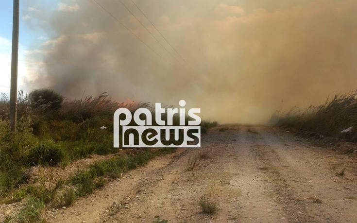 Πληροφορίες ότι καίγονται σπίτια από τη φωτιά στην Ηλεία
