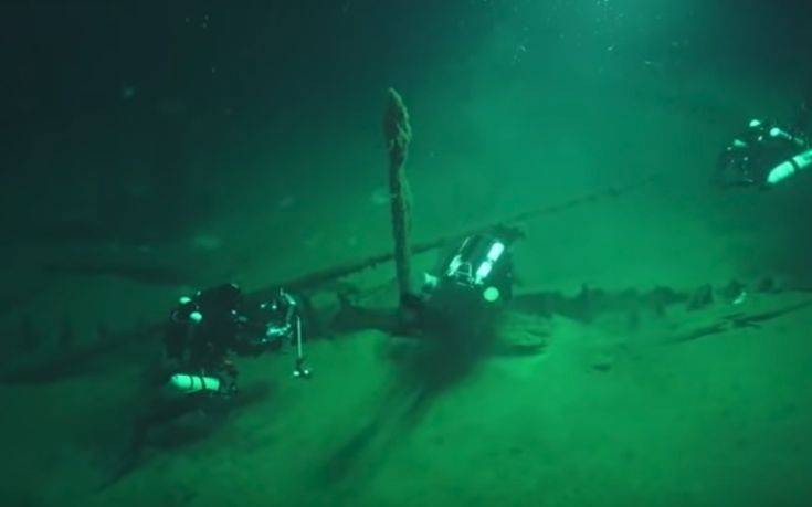 Άθικτο ναυάγιο 2.400 ετών «έκρυβε» στα βάθη της η Μαύρη Θάλασσα
