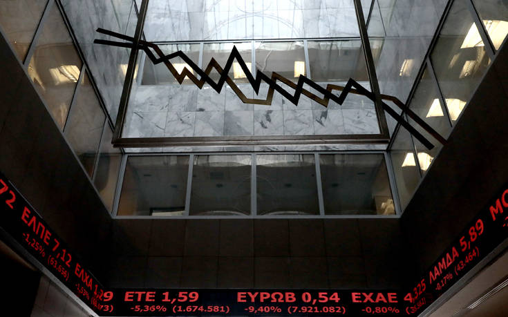 Χρηματιστήριο Αθηνών: Συνεχίζεται η μεγάλη «βουτιά», απώλειες 6,38%