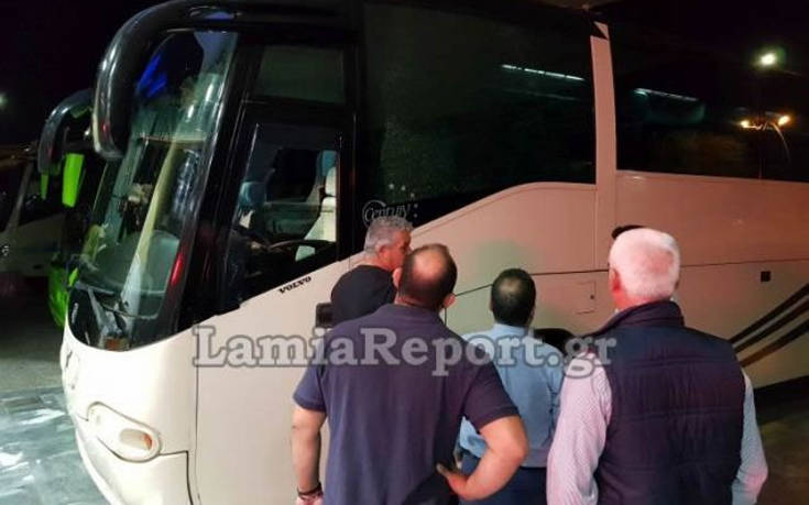 Πέταξαν πέτρες σε λεωφορείο του ΚΤΕΛ στη Λαμία