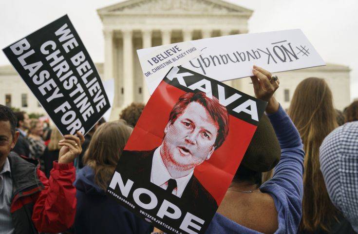 Με σύνθημα «Kava-nope» χιλιάδες διαδηλώτριες κατέκλυσαν την Ουάσινγκτον