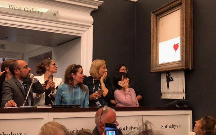 Έσκισε πίνακα του Banksy δεκάδων χιλιάδων ευρώ για να πάρει… αξία