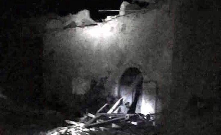 Το καστρομονάστηρο του Αγίου Διονυσίου που υπέστη ζημιές από τον σεισμό