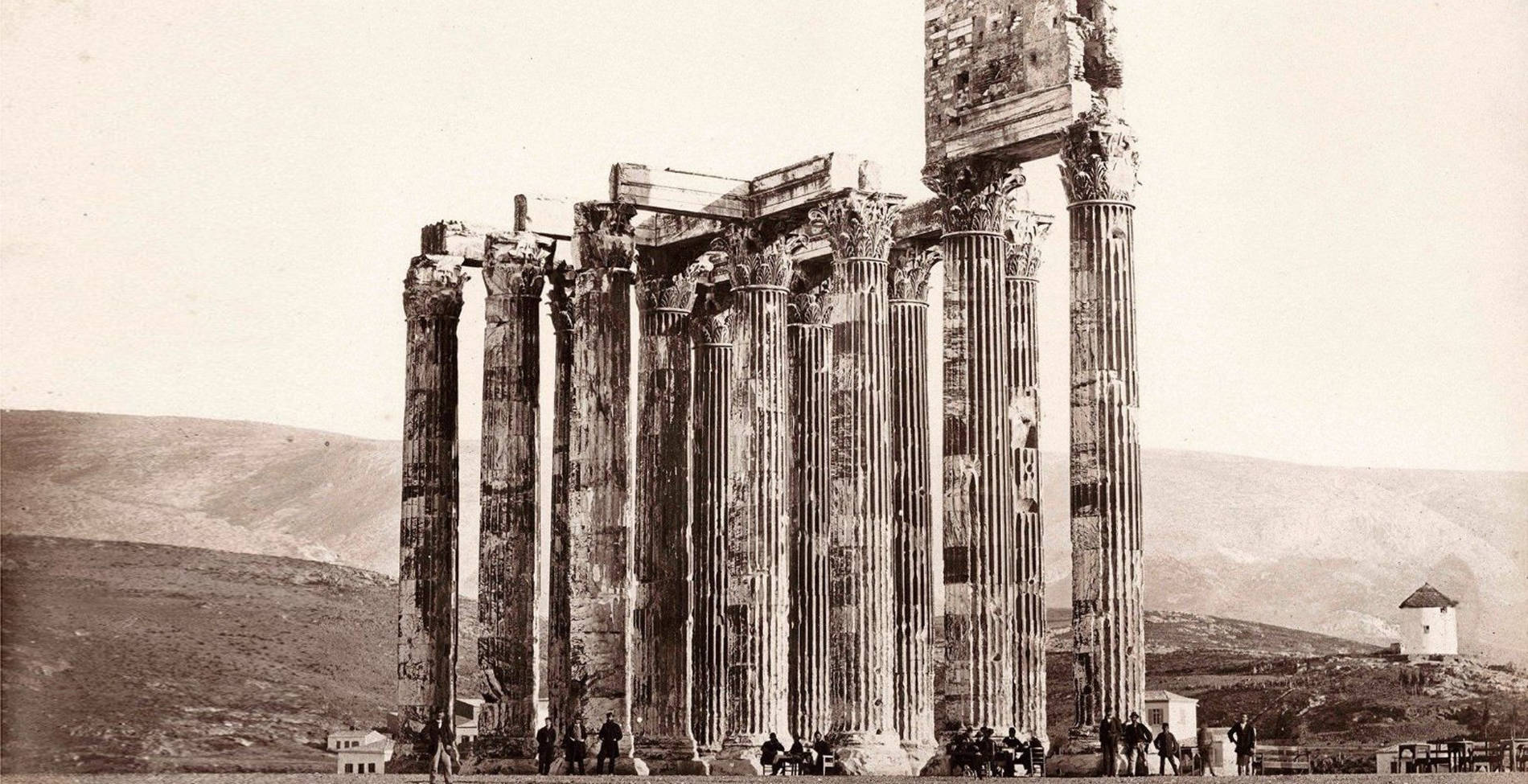 Το σαγηνευτικό μυστήριο με τους Στύλους του Ολυμπίου Διός και μια αινιγματική φωτογραφία του 19ου αιώνα