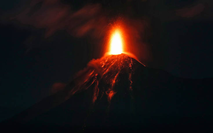 Εξερράγη και πάλι το ηφαίστειο Φουέγο στη Γουατεμάλα