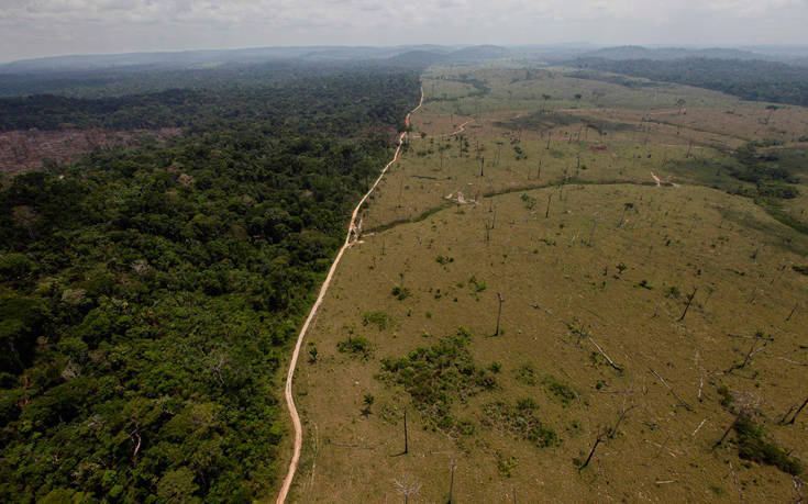 Δάσος όσο ένα εκατομμύριο γήπεδα ποδοσφαίρου χάθηκε στον Αμαζόνιο