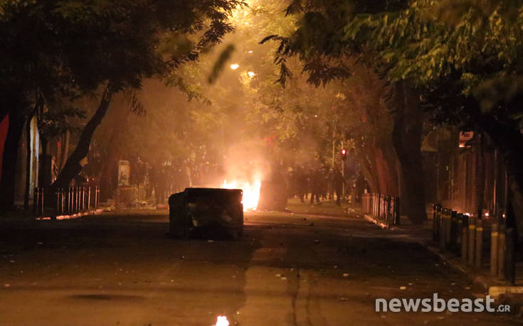 Επεισόδια σε Εξάρχεια και λεωφόρο Αλεξάνδρας