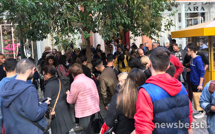 Ο συνωστισμός στο κέντρο της Αθήνας που δεν ήταν για τη Black Friday 2018