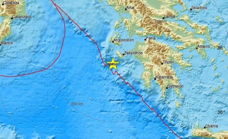 Νέος ισχυρός σεισμός τώρα στη Ζάκυνθο