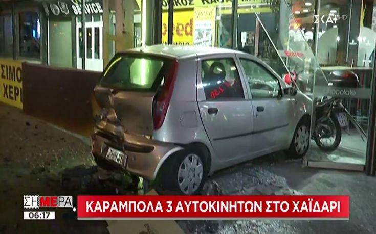 Καραμπόλα με τραυματίες στο Χαϊδάρι