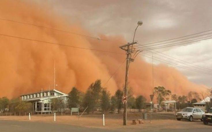 Πέπλο σκόνης «καταπίνει» την Αυστραλία
