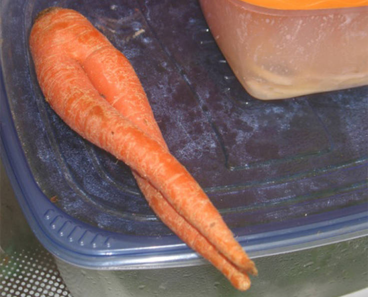 Καρότα που μοιάζουν με κάτι άλλο