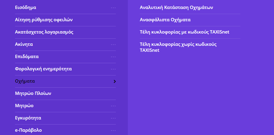 Ανεβαίνουν τα επόμενα 24ωρα τα τέλη κυκλοφορίας στο Taxisnet