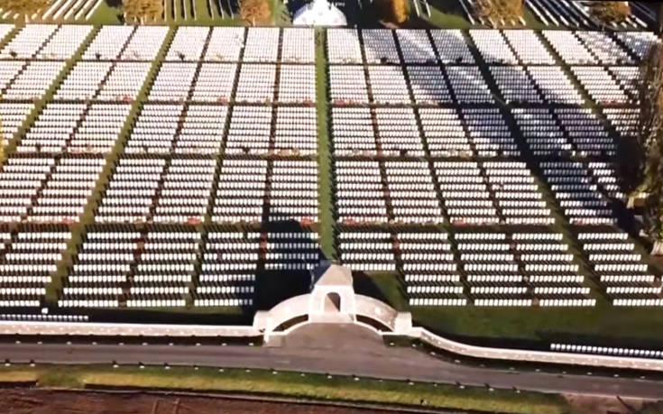 Βίντεο από drone αποκαλύπτει παραστατικά το τρομερό ανθρώπινο κόστος του Α’ Παγκοσμίου