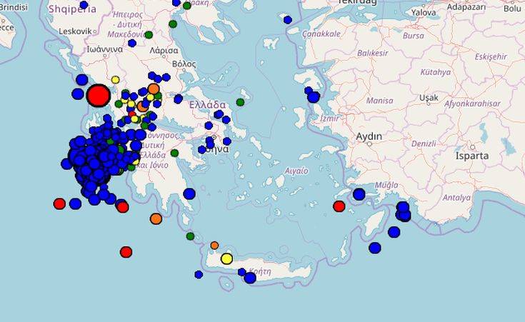 Δύο νέοι σεισμοί κοντά στη Ζάκυνθο με διαφορά λίγων λεπτών