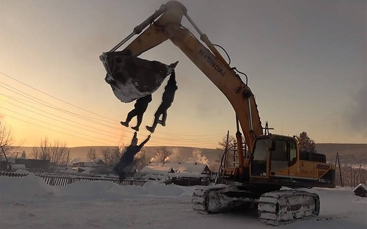 Οι Ρώσοι περνάνε καλά ακόμη και στους -37° C