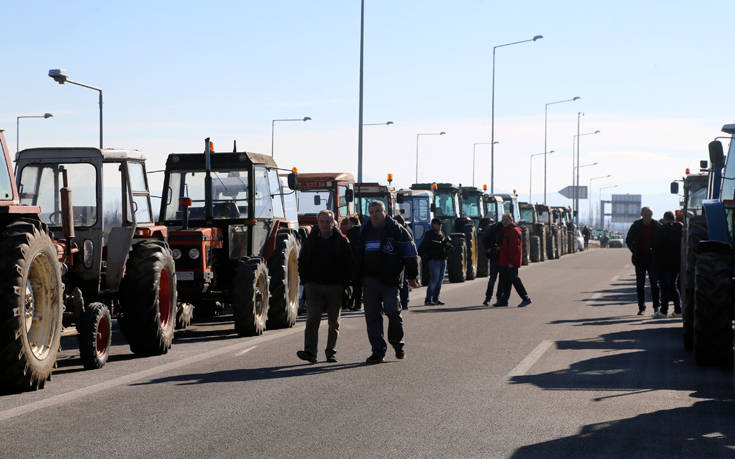 Αγροτικό μπλόκο στη Λάρισα στις 28 Ιανουαρίου