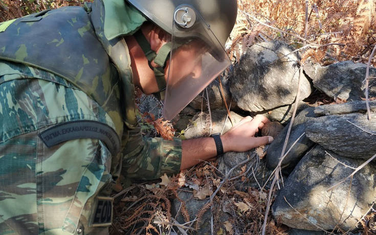 Εξουδετερώθηκαν 13 νάρκες, 42 χειροβομβίδες και 317 πυροδοτικοί μηχανισμοί