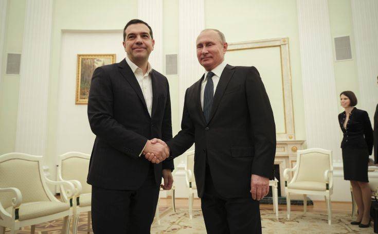 Η συνέντευξη Τύπου του πρωθυπουργού με τον Βλάντιμιρ Πούτιν