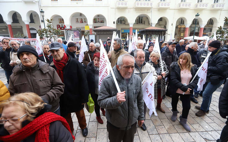 Στους δρόμους της Θεσσαλονίκης σήμερα οι συνταξιούχοι