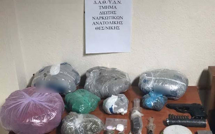 Τρεις συλλήψεις για κοκαΐνη και κάνναβη στη Θεσσαλονίκη