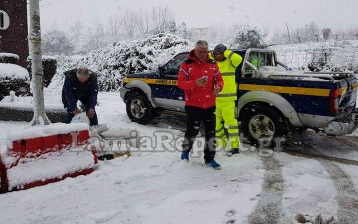 Νέα επέλαση του χιονιά στη Φθιώτιδα