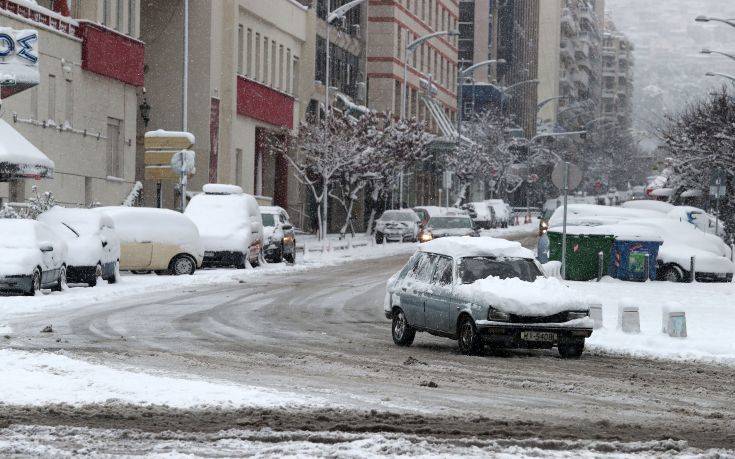 Κλειστοί λόγω παγετού δρόμοι στη Θεσσαλονίκη