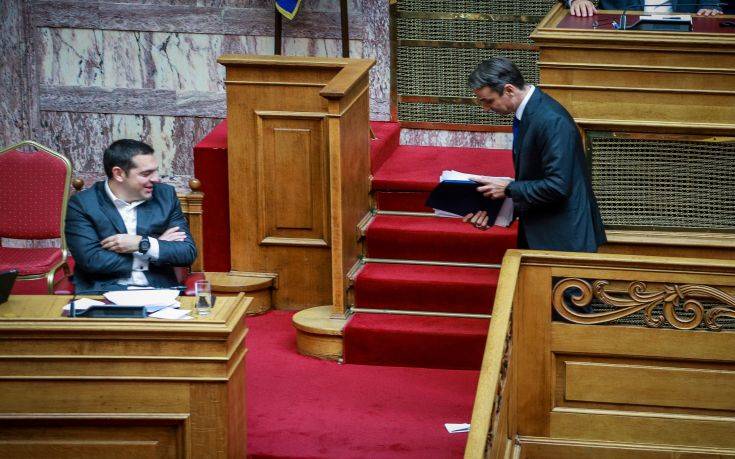 «Όχι» του Μητσοτάκη στην πρόταση Τσίπρα για debate για τις Πρέσπες