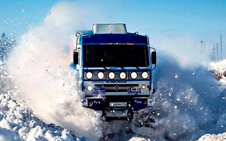 Φορτηγά εναντίον χιονιού