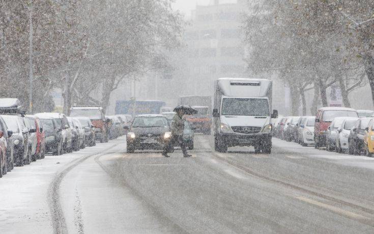 Κυκλοφοριακές ρυθμίσεις στη Θεσσαλονίκη λόγω χιονιά