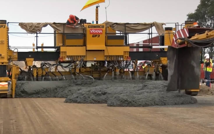 Οδοστρωτήρες που φτιάχνουν έργα σε χρόνο ρεκόρ