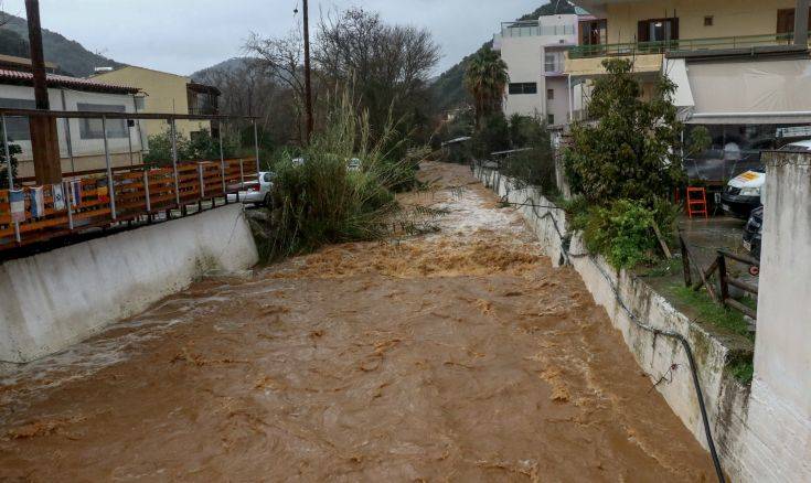 Πάνω από 240 χιλιοστά βροχής έπεσαν σε 14 ώρες στην Κρήτη