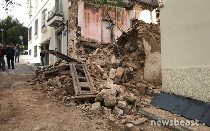 Κατέρρευσε εγκαταλελειμμένο σπίτι στην Πνύκα