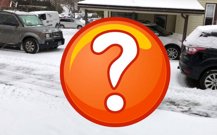 Μπορείς να διώξεις το χιόνι με ένα ποδήλατο;