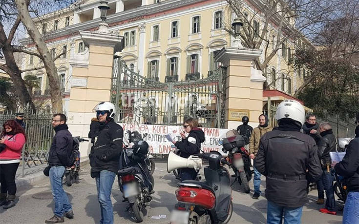 Μοτοπορεία διανομέων στη Θεσσαλονίκη