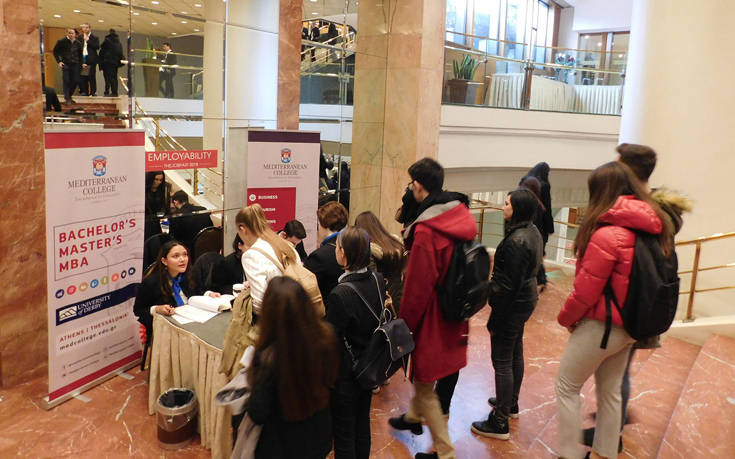 Το Employability Fair powered by Mediterranean College πόλος έλξης για χιλιάδες ενδιαφερόμενους