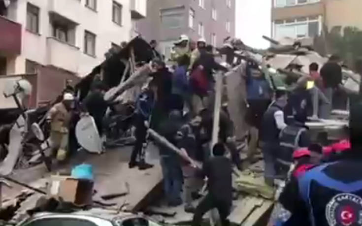 Η παρανομία στο κτίριο που κατέρρευσε στην Κωνσταντινούπολη