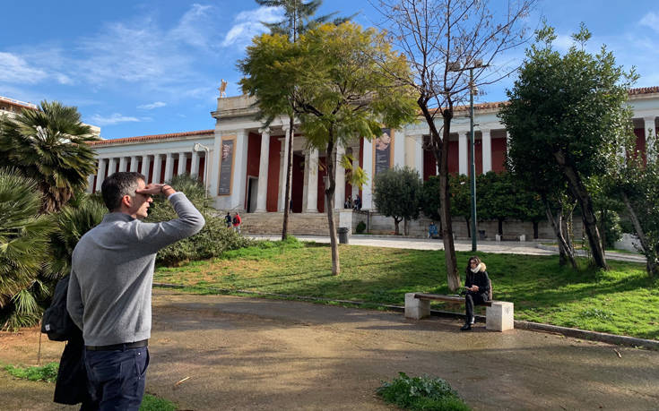Η επίσκεψη του Κώστα Μπακογιάννη στο Εθνικό Αρχαιολογικό Μουσείο