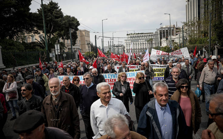 Στους δρόμους σήμερα οι συνταξιούχοι