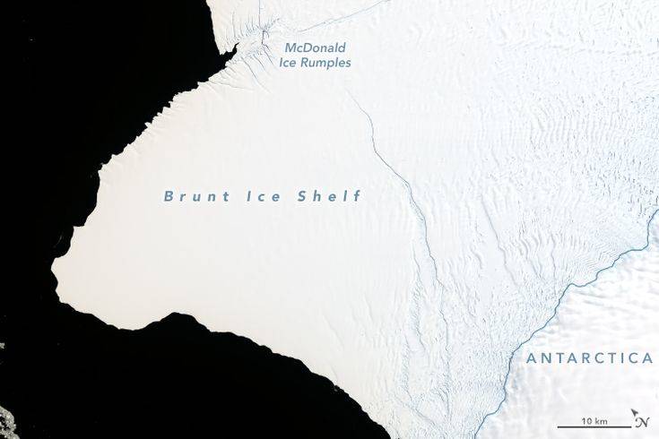 Κομμάτι της Ανταρκτικής, δύο φορές σαν τη Νέα Υόρκη, είναι έτοιμο να αποκοπεί