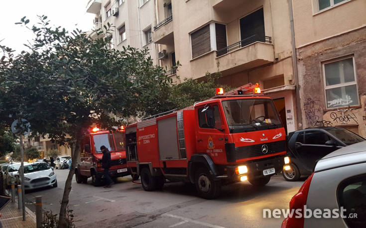 Πυρκαγιά σε διαμέρισμα στο Κολωνάκι