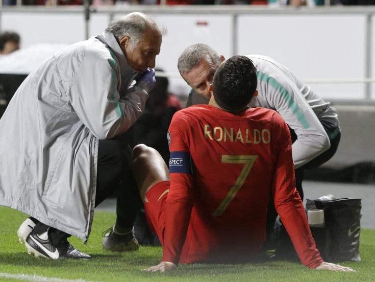 Γκέλα της Πορτογαλίας, τραυματίστηκε ο Ρονάλντο